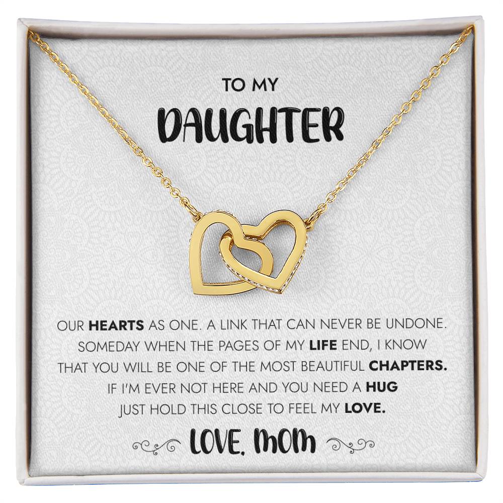 Our Hearts As One Interlocking Hearts Necklace