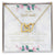 To My Girlfriend Gift From Boyfriend For Valentine Day Interlocking Hearts Necklace