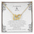 Husband & Wife - An Unbreakable Bond Interlocking Hearts Necklace