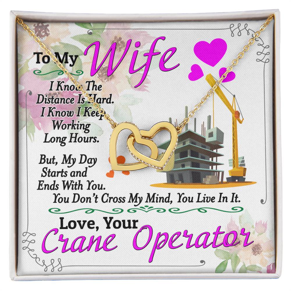 Crane Operator'S Wife - Interlocking Heart Necklace Interlocking Hearts Necklace
