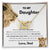 My Daughter - Old Lion - Necklace Interlocking Hearts Necklace