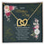 Gift For Mom - Forever Grateful - The Interlocking Heart Necklace Interlocking Hearts Necklace