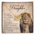My Daughter - Believe In Yourself - Necklace Interlocking Hearts Necklace