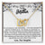 Happy Mother'S Day For As Long As I Can Remember. You Were Always The Person I Looked Up To. Interlocking Hearts Necklace