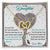 Love Always Comes From The Heart - To My Daughter Luxe Interlocking Heart Necklace Gift Set Interlocking Hearts Necklace