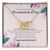 To An Amazing Girl On Her Graduation Day Necklace Interlocking Hearts Necklace