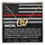 To My Mom From Favorite Firefighter - Necklace Interlocking Hearts Necklace