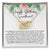 Happy Birthday Sweetheart - Interlocking Hearts - Pink Gold Interlocking Hearts Necklace