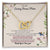 Bonus Mom Gift Of You Interlocking Heart Necklace Interlocking Hearts Necklace