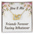 Best Friend Forever In My Heart Necklace - Best Friend Gift Bff Gift Best Friend Graduation Interlocking Hearts Necklace