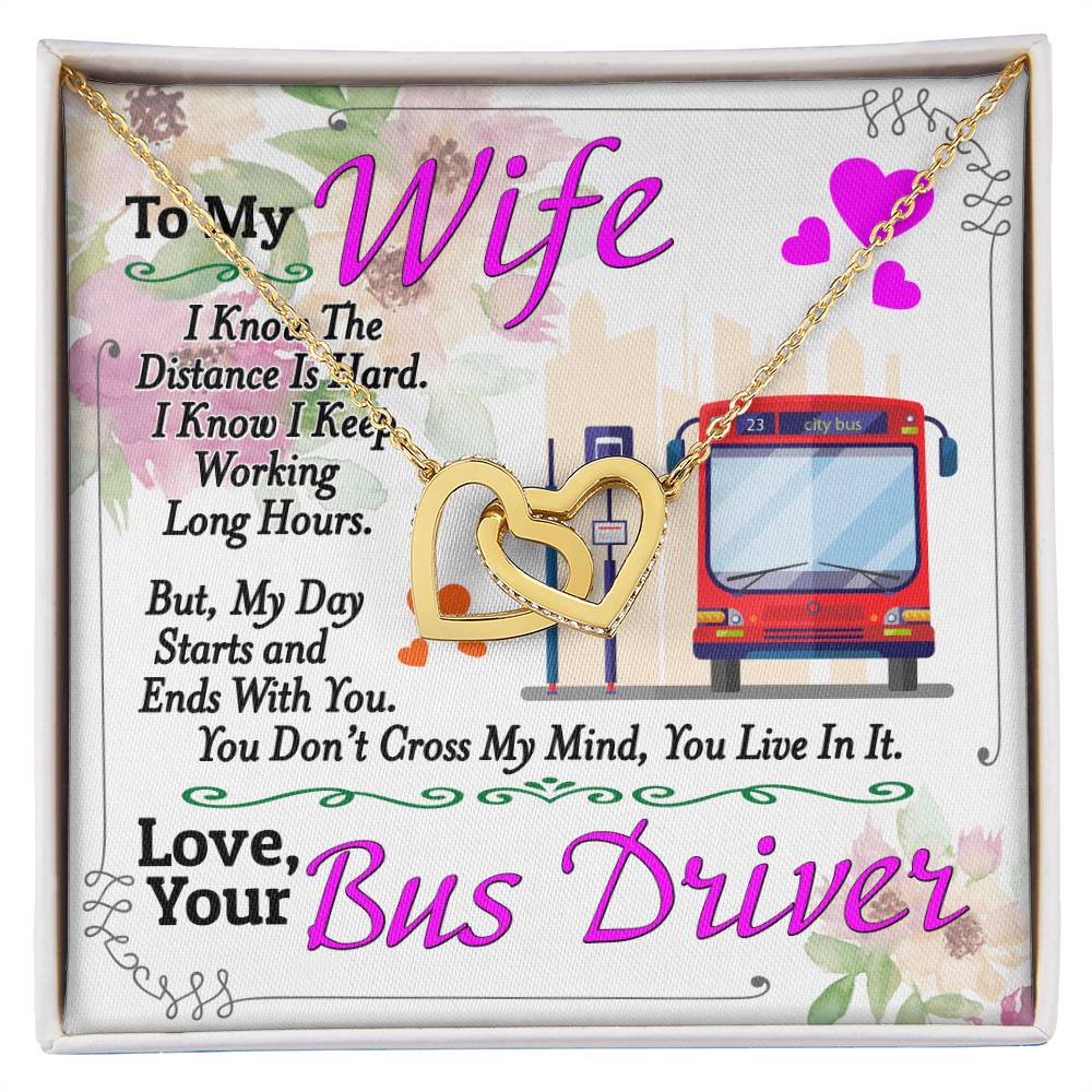 Bus Driver'S Wife - Interlocking Heart Necklace Interlocking Hearts Necklace