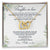 To My Daughter-In-Law- Perfect Gift From Mother-In-Law Interlocking Hearts Necklace