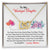 To My Daughter - Black Friday Special Interlocking Hearts Necklace