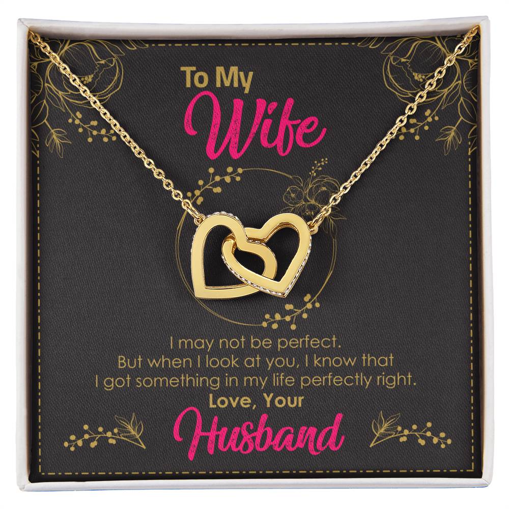 Perfectly Right Wife! Exclusive Necklace! Interlocking Hearts Necklace