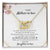 Life Gave Me The Gift Of You - Necklace Interlocking Hearts Necklace