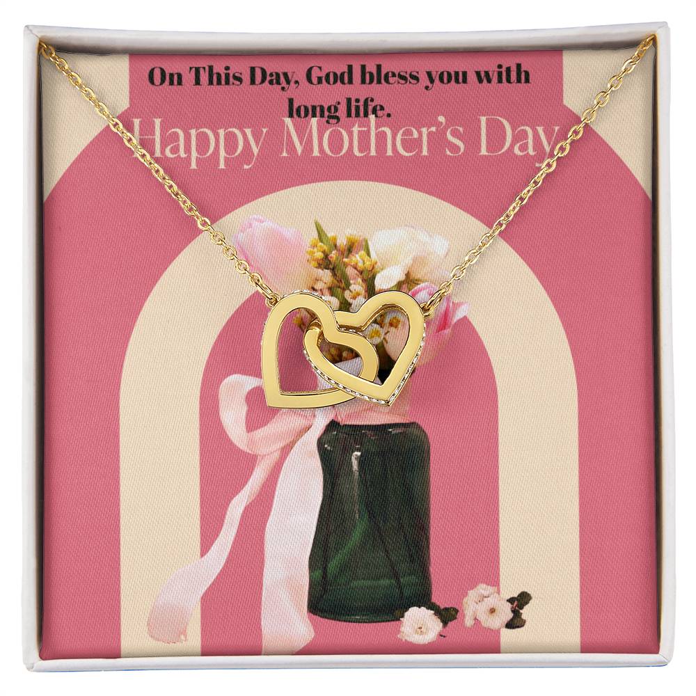 Happy Mother'S Dayike Mens Production Interlocking Hearts Necklace