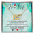 A Special Gift For Nurse Wife - Who Is Fighting On The Front Lines. Interlocking Hearts Necklace