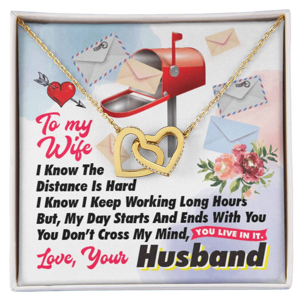 Postal Worker'S Wife - Interlocking Heart Necklace Interlocking Hearts Necklace