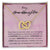 You'Ll Always Be In My Heart Interlocking Hearts Necklace Gift For Granddaughter