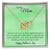 To My Mom I Believe In Love At First Sight Because I Have Loved You. Happy Mother'S Day Interlocking Hearts Necklace
