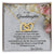 To My Granddaughter Interlocking Hearts Necklace