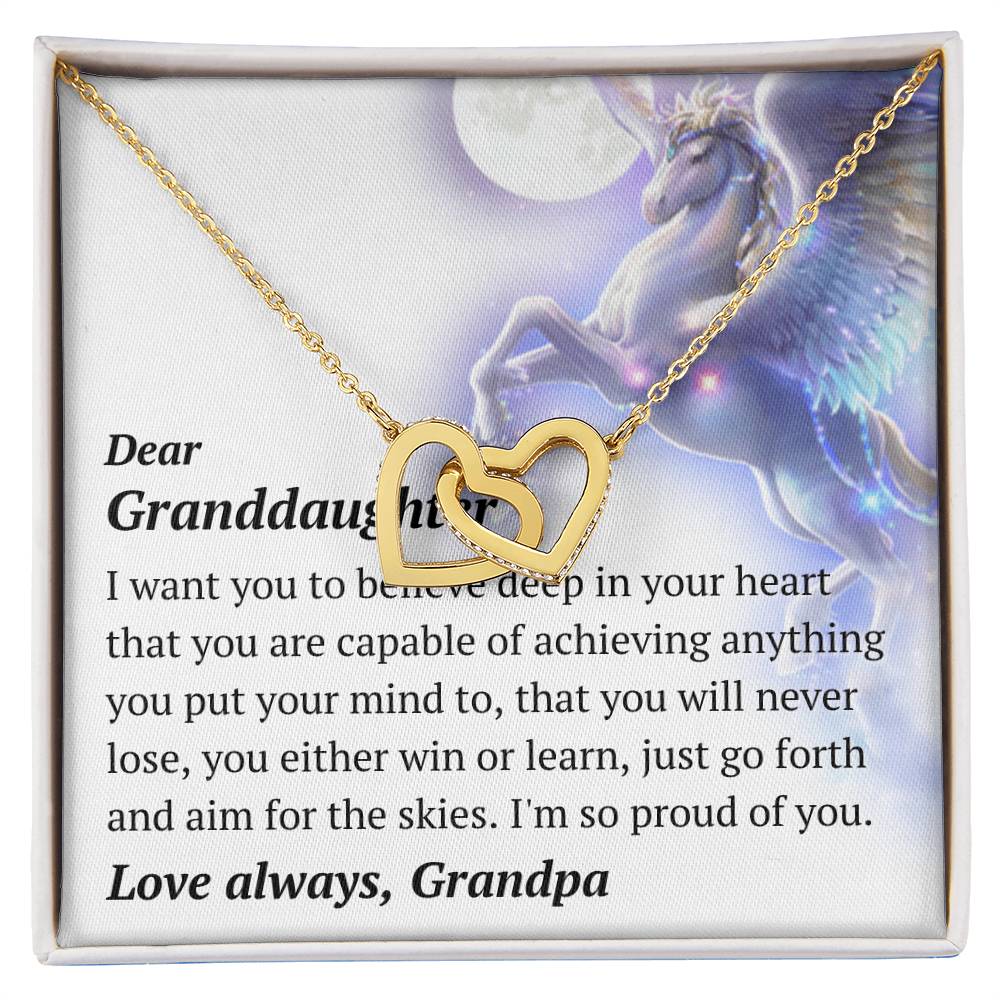 Pegasus Necklace From Grandpa Interlocking Hearts Necklace