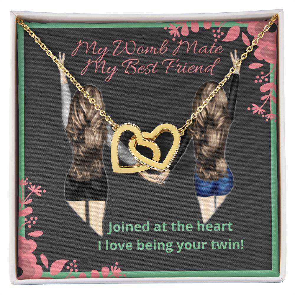 Joined At The Heart Interlocking Hearts Necklace
