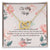 To My Wife Interlocking Hearts Necklace