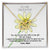God Gave Me You My Daughter - Unique Gift Necklace Interlocking Hearts Necklace
