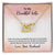 To My Wife - Every Love Story Is Beautiful Interlocking Hearts Necklace