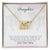 To My Daughter From Mom Interlocking Hearts Necklace Mother To Daughter Gift Birthday Gift To Daughter From Mom Daughter Necklace