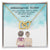 Besties Interlocked Heart Necklace With Personalized Note For Your Sister From Another Mother Interlocking Hearts Necklace