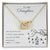 To My Daughter - Interlocking Hearts Necklace5