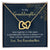 Interlocking Hearts Necklace To My Granddaughter Here Together Or Miles Apart