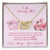 Flamingo Mom'S Day Two Hearts Necklace Interlocking Hearts Necklace