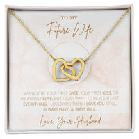 Hearts Necklace Gift For Future Wife Gift For Her Interlocking Hearts Necklace