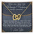 Promise Necklace Interlocking Hearts Necklace For Girlfriend From Boyfriend Necklace For Her Girlfriend Anniversary Gift For Girlfriends