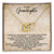 To My Granddaughter - Love Nana - Alluring Beauty Necklace Interlocking Hearts Necklace