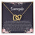 Surrogate Appreciation Gift Surrogate Gift Surrogate Gift With Message Card Surrogate Transfer Day Thank You Gift Interlocking Hearts Necklace