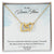 To My Bonus Mom Interlocking Hearts Necklace