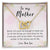 Mother'S Day Gift Necklace From Son On Interlocking Hearts Necklace