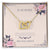 Heart To Heart Never-Ending Love Necklace From Daughter Interlocking Hearts Necklace