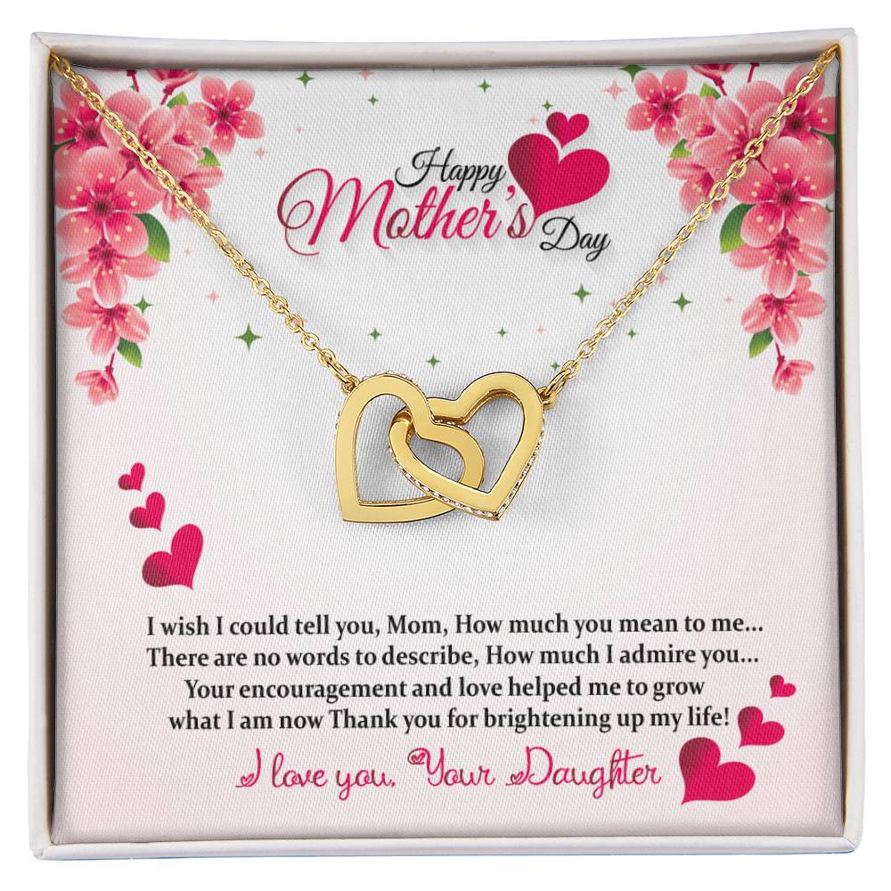 Interlocked Heart Neckless - Mother'S Day Interlocking Hearts Necklace