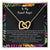 Teen Girl Sweet Angel From Mom Locked Hearts Necklace Interlocking Hearts Necklace