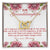 Wish You All The Finest Things In Life - Best Gift For Granddaughter Interlocking Hearts Necklace