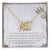 To My Mom Interlocking Hearts Necklace Message Card