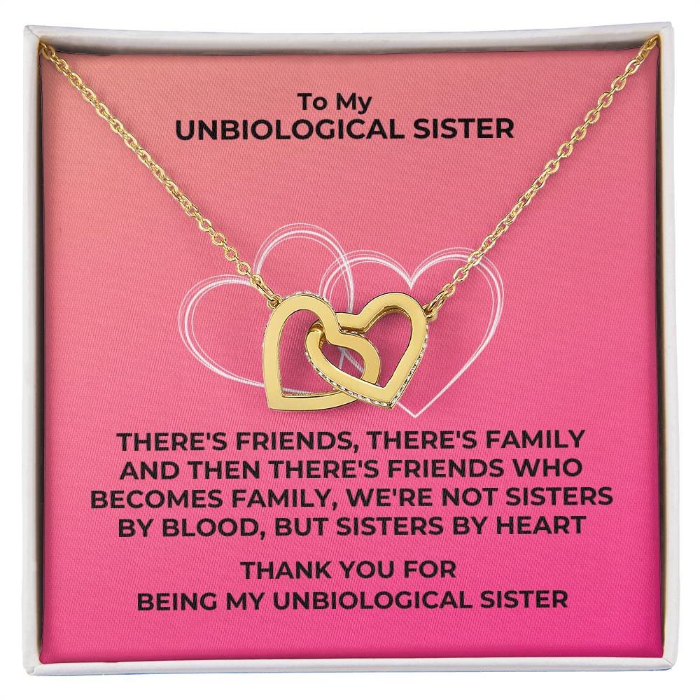 Unbiological Sister - Interlocking Hearts Interlocking Hearts Necklace