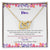 The Greatest Mom Necklace Interlocking Hearts Necklace