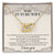 To My Future Wife Interlocking Hearts Necklace