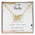 To My Bestie No Matter What We Do Interlocking Hearts Necklace